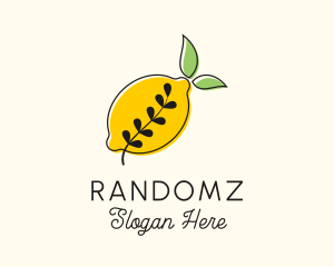 Natural Lemon Leaf Logo