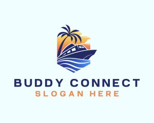 Beach Wave Cruise logo design