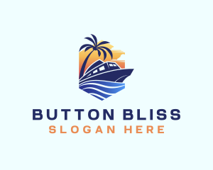 Beach Wave Cruise logo design