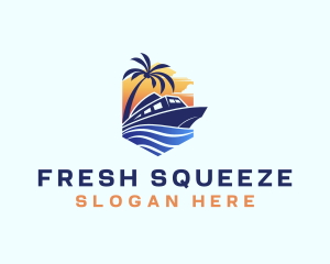 Beach Wave Cruise logo design