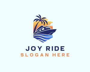 Beach Wave Cruise logo design