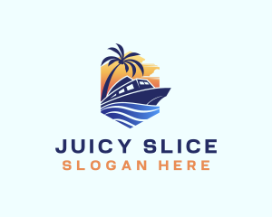 Beach Wave Cruise logo design