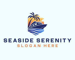 Beach Wave Cruise logo design