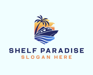 Beach Wave Cruise logo design