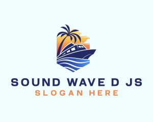 Beach Wave Cruise logo design