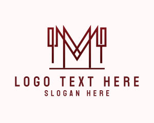 Elegant Professional Letter M Monoline Logo