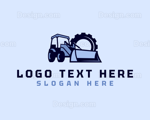 Backhoe Construction Digger Logo