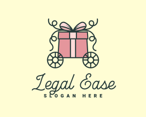 Elegant Gift Box Boutique Logo