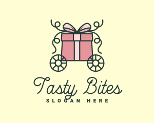 Elegant Gift Box Boutique Logo