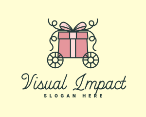 Elegant Gift Box Boutique logo design