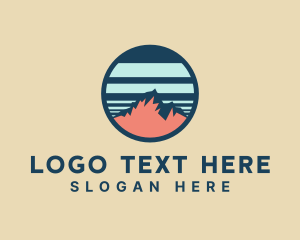 Rustic Mountaineering Badge logo