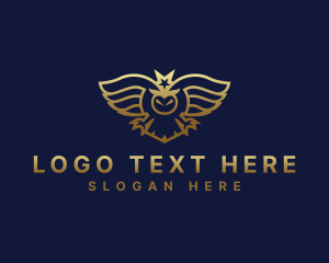 Gold Owl Wings logo