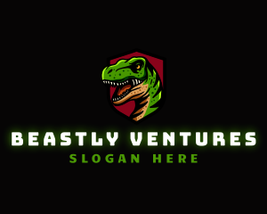 Dinosaur Reptile Beast logo design