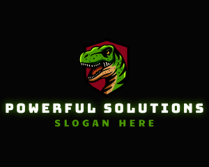 Dinosaur Reptile Beast logo design