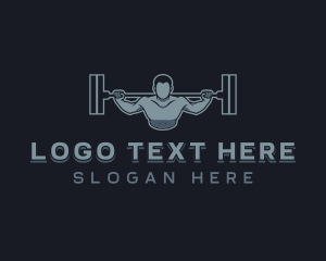Weightlifting - Muscle Fitness Weightlifting logo design
