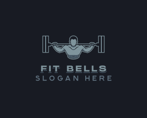 Muscle Fitness Weightlifting logo design