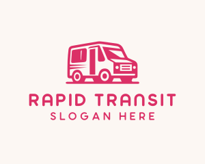 Minivan Commuter Transport logo design