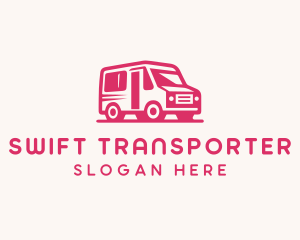 Minivan Commuter Transport logo design