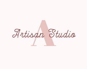 Feminine Cursive Studio logo design