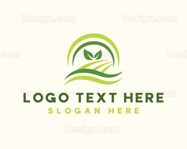 Leaf Field Landscaping Logo