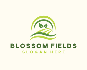 Leaf Field Landscaping logo design