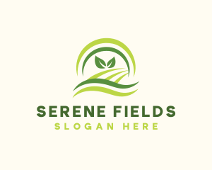 Leaf Field Landscaping logo design