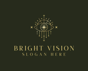 Boho Eye Mystical Vision logo design