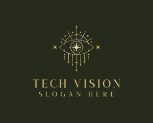 Boho Eye Mystical Vision logo design