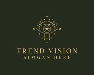 Boho Eye Mystical Vision logo design