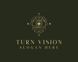 Boho Eye Mystical Vision logo design