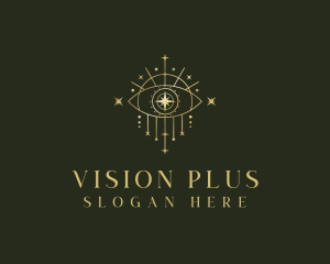 Boho Eye Mystical Vision logo design