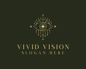 Boho Eye Mystical Vision logo design