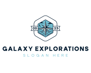 Nautical Compass Expedition logo design