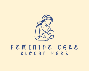 Childcare Baby Mother logo design