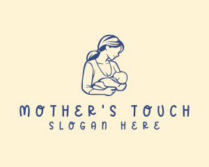 Childcare Baby Mother logo design