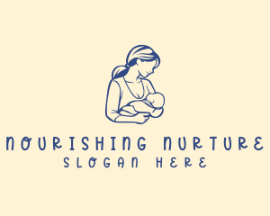 Childcare Baby Mother logo design