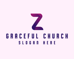 Purple Software Letter Z logo