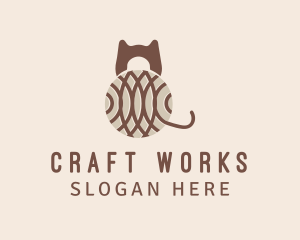 Crochet Cat Craft logo design