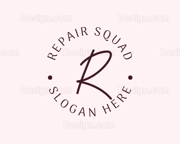 Feminine Boutique Beauty Logo