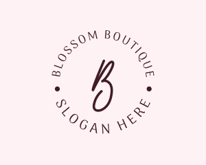 Feminine Boutique Beauty logo design