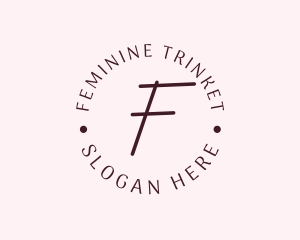 Feminine Boutique Beauty logo design