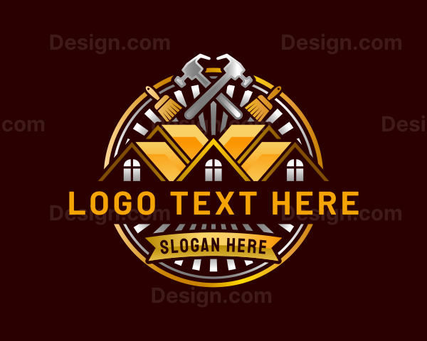 House Remodeling Construction Logo