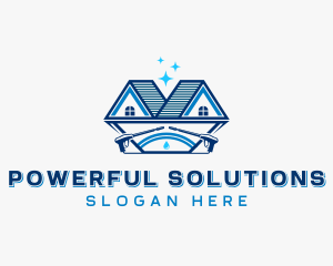 Pressure Washing Sanitation logo design