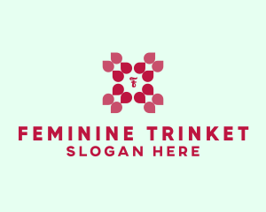 Feminine Flower Petals logo design