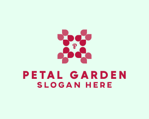 Feminine Flower Petals logo design