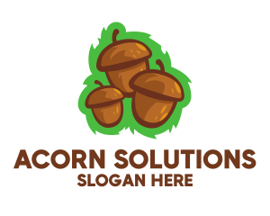 Three Acorn Nuts logo