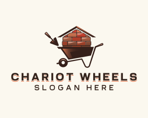 Wheel Barrow Home Builder logo design