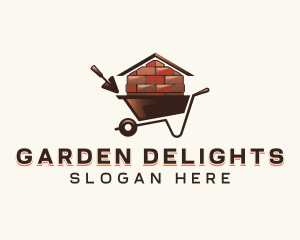 Wheel Barrow Home Builder logo design