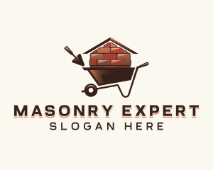 Wheel Barrow Home Builder logo design