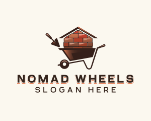 Wheel Barrow Home Builder logo design